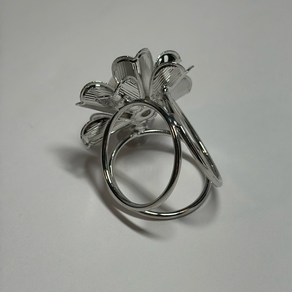 Floral Scarf Ring - #156 - Picture 4 of 5